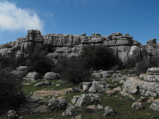 Fantastiske klipper i El Torcal (Malaga)