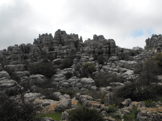 El Torcal de Antequera, i Malaga-provinsen