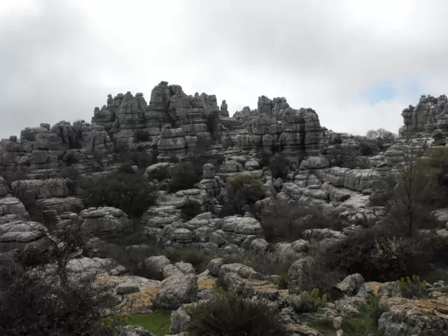El Torcal de Antequera, i Malaga-provinsen