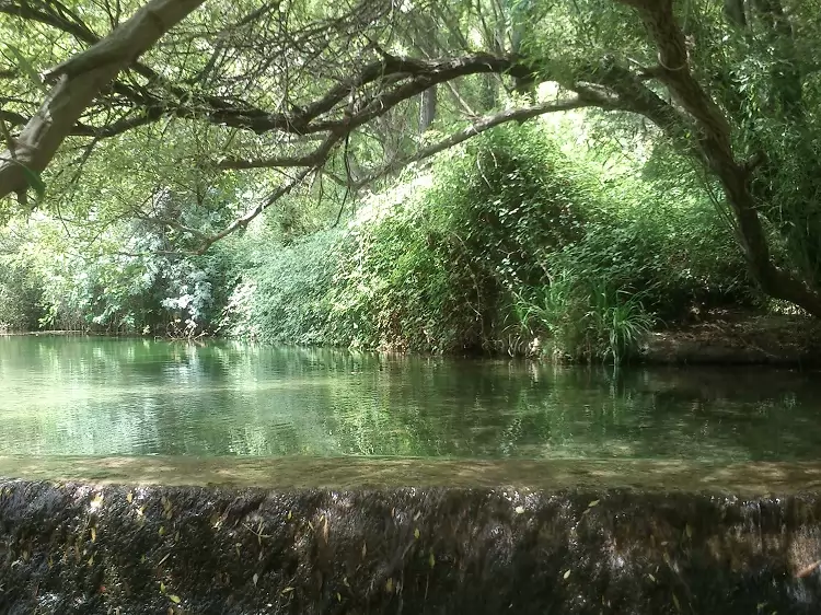 Naturpool nær El Burgo, i Malaga-provinsen
