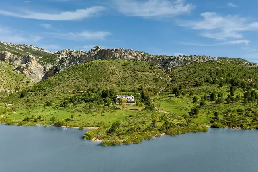 Vores finca ved Guadalhorce-søen