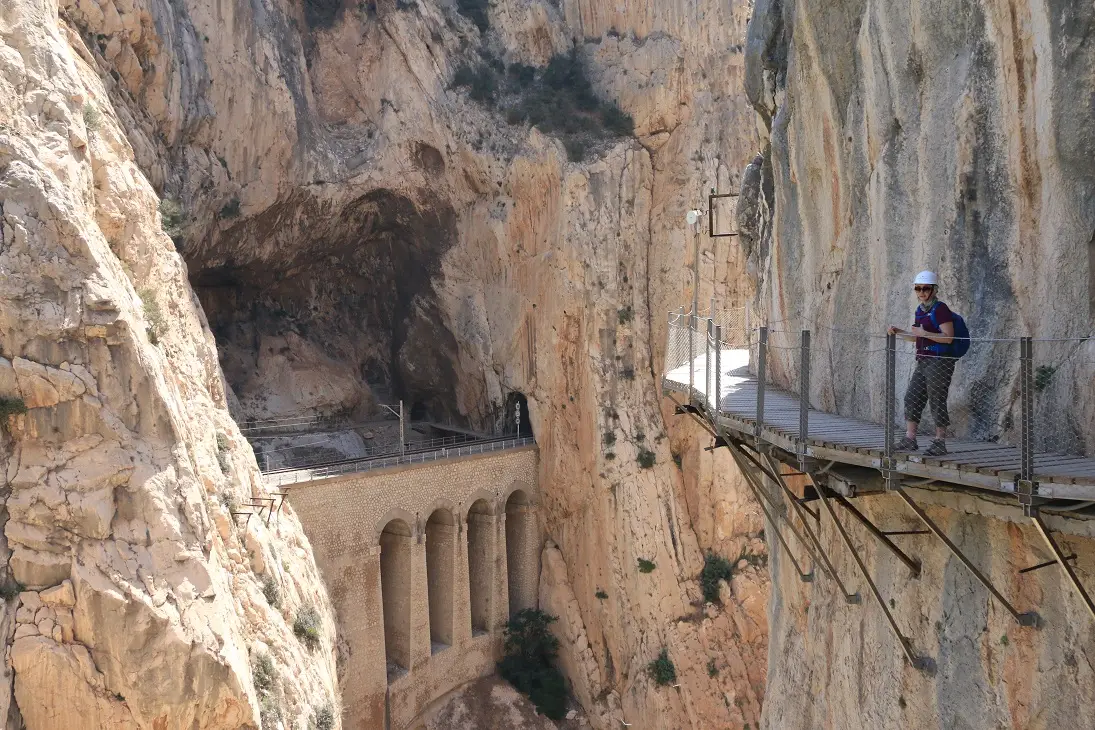  Caminito del Rey-billetterne giver adgang til hængebroen, som er en del af Kongestien