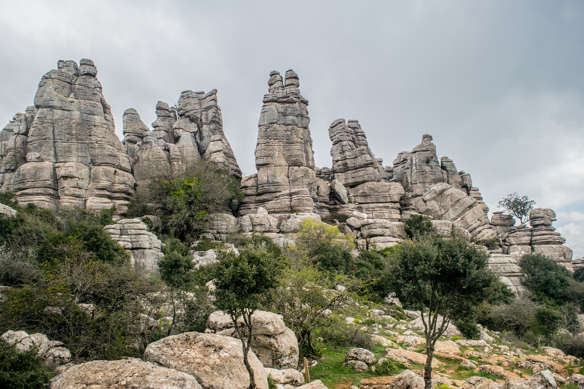 El Torcal, i Malaga-provinsen