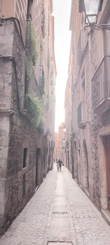 Middelalderbyen Girona, ikke langt fra Barcelona